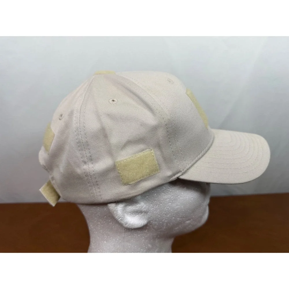 Rapdom Tactical Gear T75 Stone Khaki Cotton Patch Baseball Cap Hat Mens OSFM